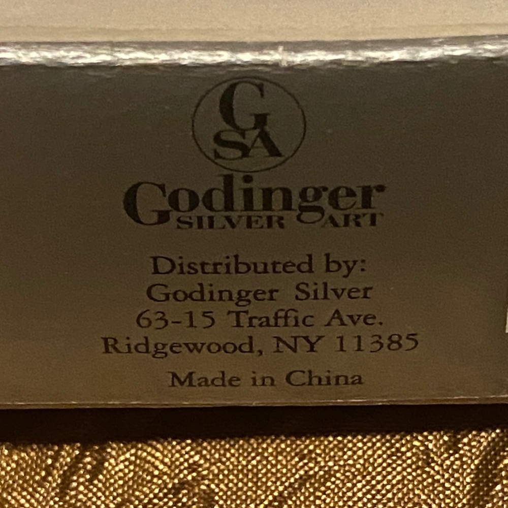 Silver Plated Rectangular Cracker Tray - Picture 3 of 3